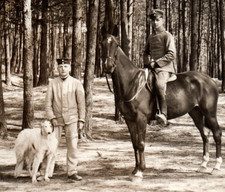WWI German Soldiers Dog Horse RPPC Real Photo Postcard picture