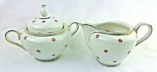 Schirnding Bavaria Germany  Flower Pattern Covered Sugar and Creamer Set picture