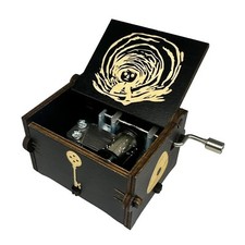 Youtang Coraline Music Box Engraved Wooden Gifts Mini Musical Box Play Can Ca... picture