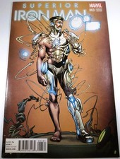 🔴🔥 SUPERIOR IRON MAN #3 YILDIRAY CINAR 1:25 VARIANT 2015 AVENGERS DOOMSDAY HTF picture