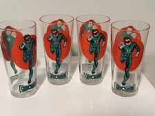 VTG Set Of *4* Pepsi Super Series 1976 Drinking Glass GREEN LANTERN D.C. Comics picture