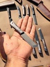 Lot of 20 HANDMADE 1095 HIGH CARBON STEEL SKINNER HUNTING KNIVES 7INCHES Custom picture