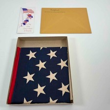 1974 U.S. American Flag Flown Over The U.S. Capitol - With Certificate - In Box picture