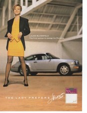 1990 Hanes Panty Hose Magazine Ad Laura Blossfeld Long Legs Heels Wall Art 1990s picture