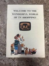 QVC Network Premiere Introductory Brochure Vintage Cable TV Collectible 1989 picture
