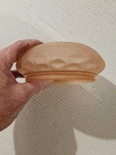 Vintage 1930s Central Glass Francis Pink Satin Powder Jar-BASE ONLY-Art Deco-R#5 picture