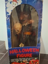 Vintage Animated Witch Halloween Figure Funny Toys 1988 Spooky Sound & Lights. picture
