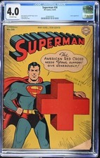 Superman #34 1945 Red Cross Cover CGC 4.0 picture