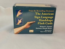The American Sign Language Handshape Flash Cards (250 cards) ISBN 1-56368-124-2 picture