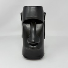 Vintage OMC Japan Otagiri Black Moai Tiki Mug Vase Cup  picture