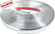 25ft Automotive Chrome Trim Molding Scratch-proof 1/2 Wide Car Body Strip New picture