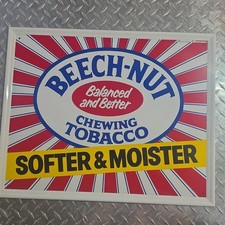 NOS VTG 1986 BEECH-NUT Sign 21 1/2in. x 17 1/2in. picture