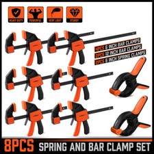 HORUSDY 8-Pack Bar Clamps for Woodworking 12