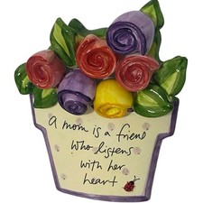 Marianne Richmond Art From The Heart Ceramic Flower Bouquet Wall Decor picture