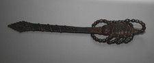 Wonderful Tibet Tibetan Vintage Old Buddhist Bronze Angry Padmasambhava Phurba picture