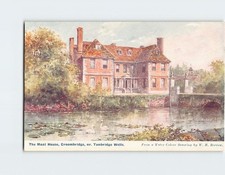 Postcard The Moat House Groombridge England Drawing by W. H. Borrow picture