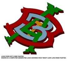 THE BERKSHIRE BREWING ASSOCIATION LOGO in 3D (not painted)**FREE SHIPPING picture