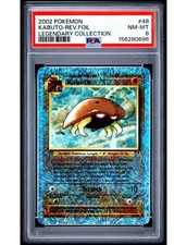PSA 8 Kabuto Legendary Collection Reverse Holo Foil POP 208 48/110 Pokémon LC picture