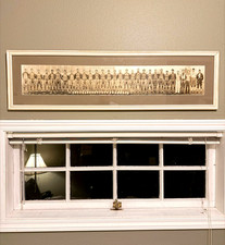 Portland Oregon c 1936 Jefferson High School Football Team Panoramic Photograph picture