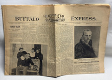Antique Fridtjof Nansen March 28 1897 Buffalo Express Newspaper *COOL* picture