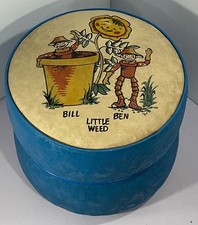 FABULOUS VINTAGE BILL & BEN CHILDREN’S TV SERIES FOOTSTOOL POUFFE picture