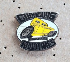 vintage Goodguys Rod & Custom Association enamel lapel pin Back picture