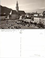 Bolzano Italy Walter Square and Church Postcard Unused (40608) picture
