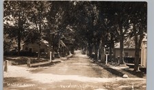 HALLETT STREET c1910 yarmouth port ma real photo postcard rppc massachusetts picture