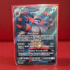 Pokemon Incineroar GX Full Art 167/181 TEAM UP Holo Ultra Rare EN + 3 holos picture