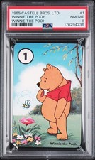 1965 Castell Bros Winnie the Pooh #1 ROOKIE CARD PSA 8 NM-MT Pop 3 None Higher picture
