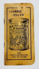 1938-39 Garrett's Scotch Snuff Calendar Notebook Memphis TN Factory picture