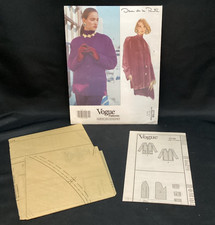 Vtg Sewing Pattern Vogue 2739 Oscar De la Renta 6-8-10 Uncut 1991 - ships free picture
