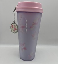 Starbucks Cherry Blossom Soft Touch Tumbler Pink 16oz Spring 2024 NWT picture