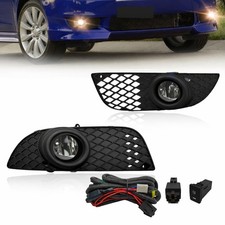 Fog Lights Compatible With 2008-2015 Mitsubishi Lancer Front Bumper Lights Cl... picture