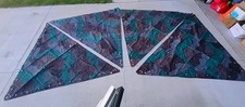RARE Genuine Swedish Knäppetält Camo Zelt Tent Zeltbahn Shelter COMPLETE WW2 picture