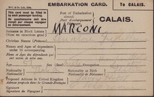 GUGLIELMO M. MARCONI - DOCUMENT SIGNED CIRCA 1924 picture