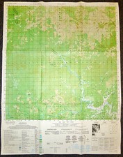 6639 ii - MACV-SOG MAP - 1965 - Gi Lang - VC Captured - CIA / MACV - Vietnam War picture