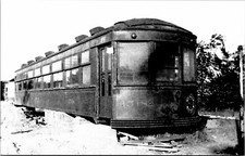 Car #1518 Abandonded Railway Postcard Trolley Interurban RPPC Reprint picture