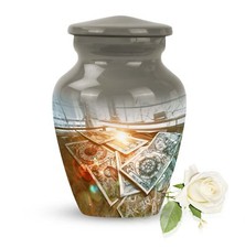 Tarot Cremation Urn Keepsake 3 Inch Ashes Urn picture