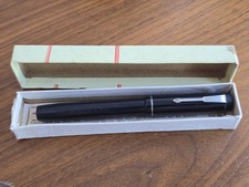 Vintage Golden Platignum (England) Fountain Pen, Box and Paper, Unrestored picture