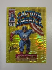 2024 Upper Deck Marvel Masterpieces ‘92 Platinum Captain America /92 Gold Cover picture