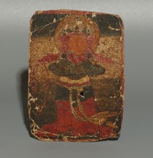 Real Rare Tibet 17th Century Old Antique Buddhist Tsaklis Thangka Special Theme picture