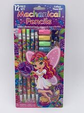 NEW Lisa Frank 12 Pc Mechanical Pencil Set Rosa Fairy 2008 Erasers Refill picture