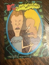 1993 MTV's BEAVIS and BUTTHEAD Clear Cell Acetate Rookie Card True RC Read picture