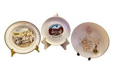 3PC Vantage Different Taypes Of Art Collectible Plate picture