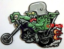 CHOPPER GHOUL WEIRDO kook motorcycle biker patch rat fink ed roth style art picture