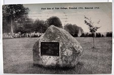 First Site of Yale College Saybrook Connecticut Ct. Postcard c1909 picture