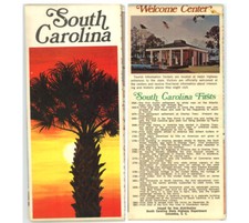Vintage 1971 South Carolina Official State Highway Department Road Map (6-1-71) picture