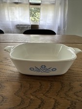 Vintage Corning Ware 1 QT Blue Cornflower P-1-B Casserole Dish picture