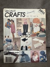 Vintage McCall’s 2815 Crafts Gift Sewing Pattern 17 Projects UNCUT Easy picture